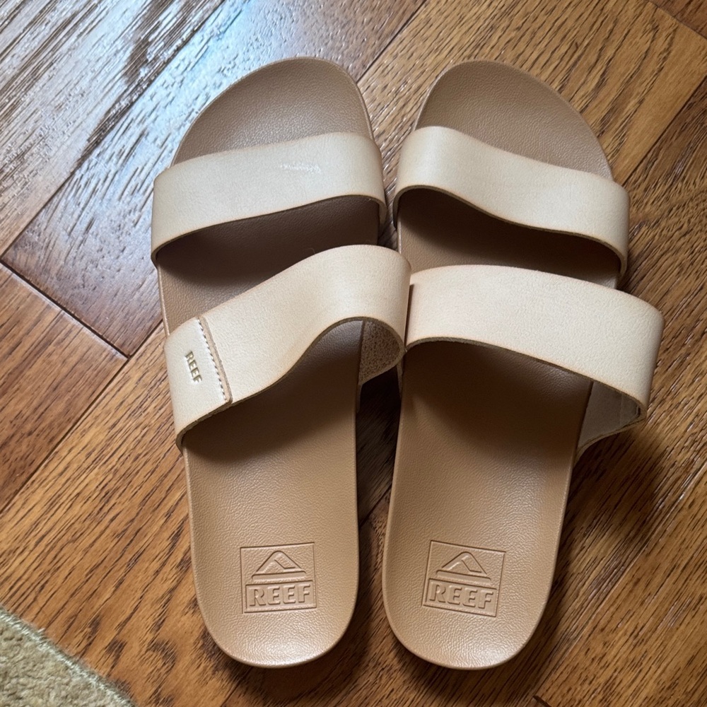 Reef Women's Beige Oasis Double-Strap Slide Sandals size 9 New! - Picture 5 of 5